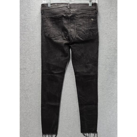 Rag & Bone Black Ankle Skinny Jeans Size 29 - Picture 3 of 6